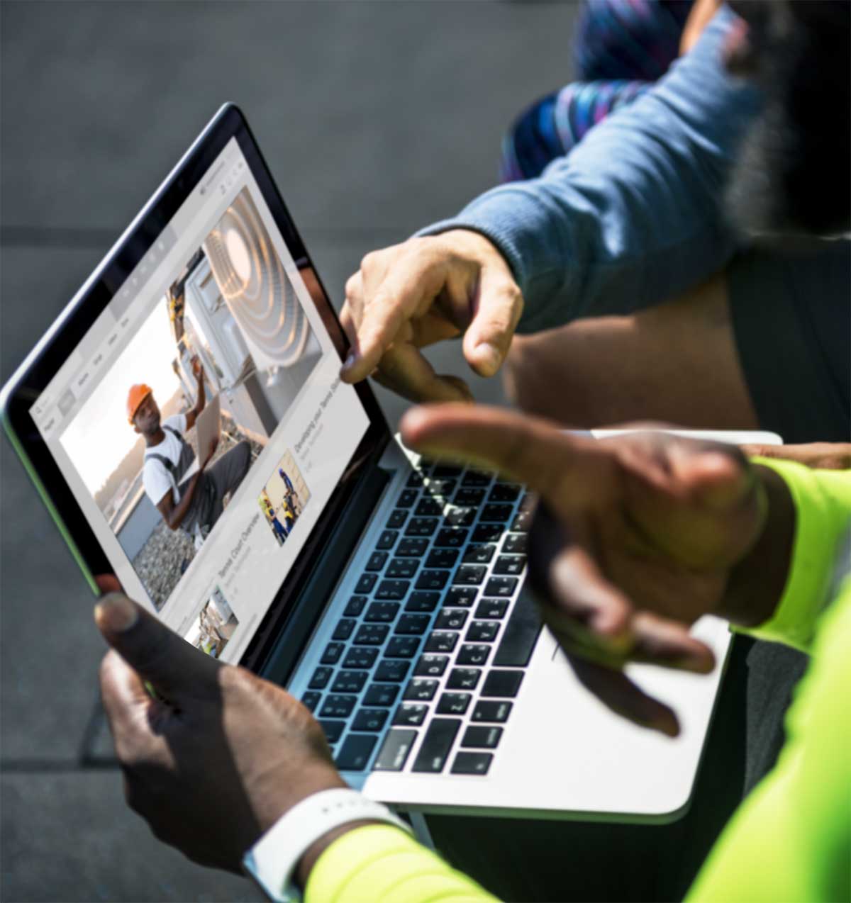 Consumer shopping for an HVAC Web Design Company